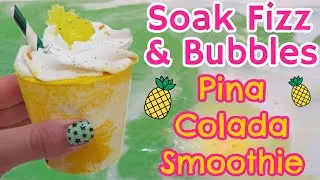Soak Fizz & Bubbles Reveal - Pina Colada Bath Bomb Demo!