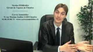 Carrez Immobilier Chen&ocirc;ve - Agence immobili&egrave;re pr&eacute;sent&eacute;e par Nicolas FERRARA