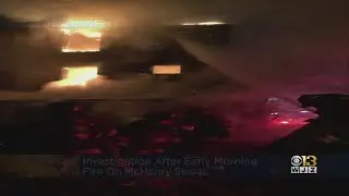 Officials Investigating Fire On McHenry Street