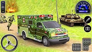 US Army Ambulance Game 3D - Offroad Emergency VAN Driving Sim | Android Gameplay