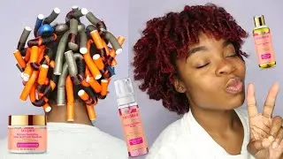 Flexi Rod Set on Type 4 Natural Hair | TAILORED BEAUTY GOLDEN HERBAL COLLECTION