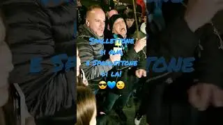Fans having a good time post-game Sassuolo-Napoli!
