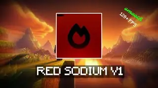 Red Sodium V1 For MCPE 1.21+ | (Optifine, Increase FPS+, Smooth, Clean)