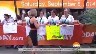 Dylan Dreyer BOOTY, Erica Hill legs & high heels (8 17 14)