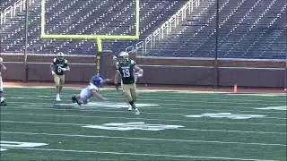 Traverse City West 2022 WR/CB Will Gaston scores crucial punt return vs. Midland