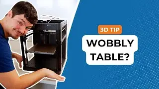 Sturdy vs. Wobbly table #AzureFilm #3dprintingchallenge #3dmaker #3dprinter