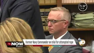 Former Navy commander points to role playing, not rape, in court