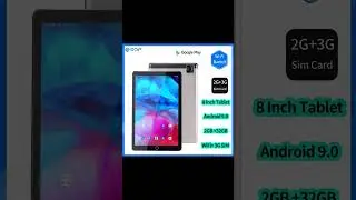 BDF 8 Inch Tablet Android 9.0, WiFi and 3G SIM Card, 32GB ROM,1TB Exp #eaffilifest #trending #viral