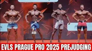 Evls Prague Pro 2O25 Men's physique Prejudging 