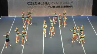 Team Cheer Junior Coed Advanced GLITTER STARS SLAVKOV Glitter Stars Silver Dream at CZCN 2019