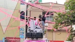 Last day BRS PARTY FINAL CAMPAIGN Road show at Yousufguda@KarateTRajeev 