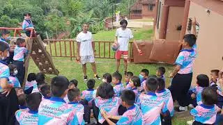 Willi Kothny visits Yaowavit School in Phang Nga Province, organized by Mercedes-Benz Thailand.