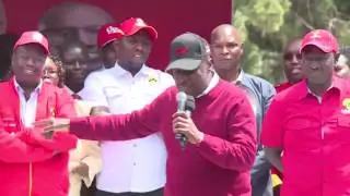 Baringo Senator Gideon Moi campaigns for President Uhuru Kenyatta