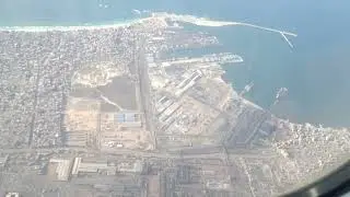 فلاي دبي من مطار برج العرب الى مطار دبي اقلاع وهبوط