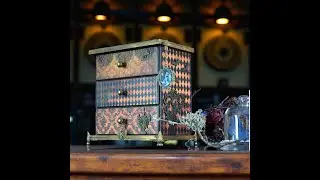 Halloween Jewelry Box Gothic Mini Dresser