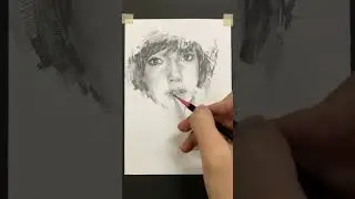 Girl Drawing #art #sketch #charcoaldrawing #art #drawing #pencildrawing #charcoalshading