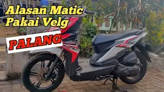 Kenapa Motor Matic Selalu Pakai Velg Palang❓ 🤔 Inilah Alasannya ‼️