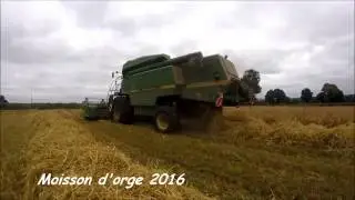 [GoPro] Moisson d'orge 2016 | John Deere 2064 |