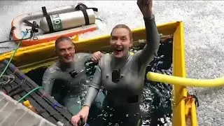 Avatar: The Way Of Water Behind The Scenes Kate Winslet holding her breath underwater for 7min 15sec