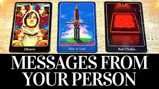 PICK A CARD 🔮❤️MESSAGES FROM THE PERSON ON YOUR MIND ❤️🔮 They Want YOU to Know THIS! 🌟 Tarot Reading
