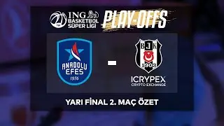BSL Play-Off Yarı Final Özet | Anadolu Efes 104-86 Beşiktaş Icrypex
