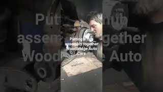 Glenn putting a hub assembly together Ford 2008 Explorer Woodbridge Auto Care