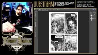 Chill Art  Stream, Let's Make Comics! - Joshua Kemble Livestream 447