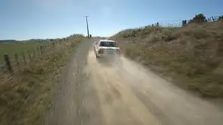 FPV Race Drone Chases Rally Car