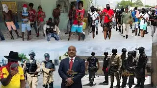19 JAN- Dwón kraze Vilaj IZO, sòlda sove kite baz/ Gerald Gilles wonfle Laaurent  Saint Cyr ak baton
