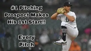 Every Pitch of Jackson Jobe&rsquo;s 1st Career Start!! #1 Pitching Prospect in the MLB.