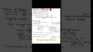 🩸 Blood | Fluid Connective Tissue | Biology Short Notes | NCERT
