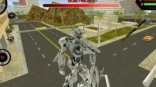 Robot Shark - (Helicopter Robot Fight Boss) Helicopter Fly And Attack Robot Boss - Android Gameplay