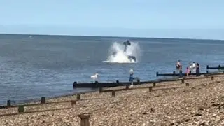 Plane Ditches Into Sea During Airshow in Kent