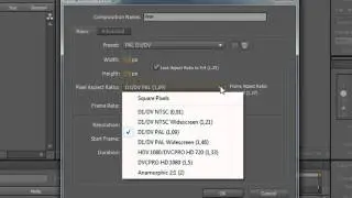 Создание композиции в Adobe After Effects CS5 (10/49)