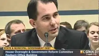 Rep. Bruce Braley questions Wisconsin Gov. Scott Walker
