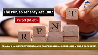 The Punjab Tenancy Act 1887 (Part-3) Sections (61-80)