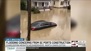 VIDEO: Charleston Heights homeowners report more flooding after SC Ports construction