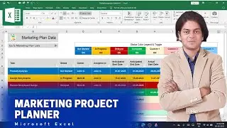 How to make Marketing project planner in excel?