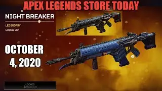 APEX LEGENDS STORE TODAY October 4, 2020 LONGBOW Sleeper Cell Skin Variant l NIGHT BREAKER!