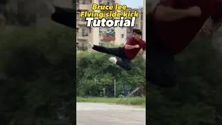 Bruce lee Flying sidekick🔥tutorial