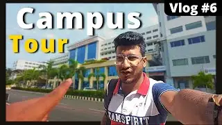 Ramaiah Medical Campus Tour | Campus Tour of  hostel and college in MSRIT | Nikhil Parwani Vlogs #6
