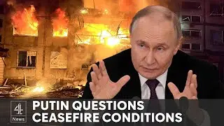 Putin supports idea of Ukraine ceasefire - but questions peace conditions