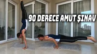 90 derece Handstand Push Ups | Street Workout - Calisthenics