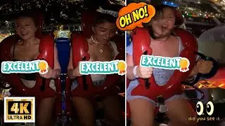 You Can’t Watch This With a Straight Face 😐❌#fearlessadventures #slingshotride #thrillrides