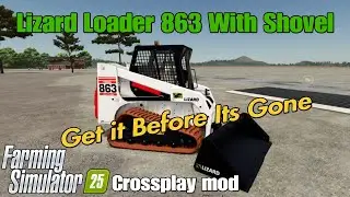 Lizard Loader 863 With Shovel / FS25 crossplay mod