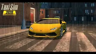Taxi Sim 2020 #2 Lamborghini First Person View Driving In New York City - Car Games