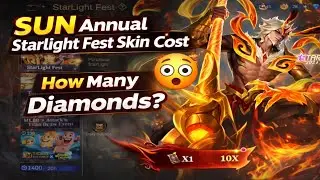 Скин Sun Annual Starlight Fest слишком дешёвый🤫 | Сколько алмазов нужно для скина SUN Annual Star...