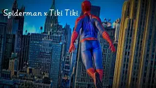 Spiderman x Tiki Tiki Edit 🔥 Capcut Pro Editing #trending #lyricsvideo #edit #editing #viral #bmw 