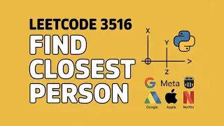LeetCode 3516  Find Closest Person  #dailychallenge#leetcode #day16#faangcodinginterviewpreparation