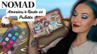 NEW! Nomad Cosmetics America's Route 66 Palette | German Tutorial | Swatches Review | Discount Code